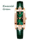 Dames Elegant Kwarts Horloge Met Vierkant Design