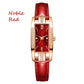 Dames Elegant Kwarts Horloge Met Vierkant Design