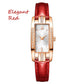 Dames Elegant Kwarts Horloge Met Vierkant Design
