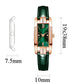 Dames Elegant Kwarts Horloge Met Vierkant Design