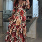 ⏳Beperkte tijd 50% korting!💥 🌸Speciale prijs🌸Women's V-neck print dress