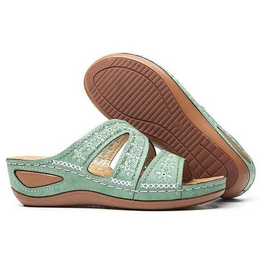 🔥Letzter Tag 50 % Rabatt 🔥| Hochwertige orthopädische Slipper-Sandalen mit dickem Plateau