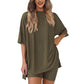 🍧Zomerse uitverkoop - 50% korting💞Casual loszittende tweedelige set voor dames voor de zomer