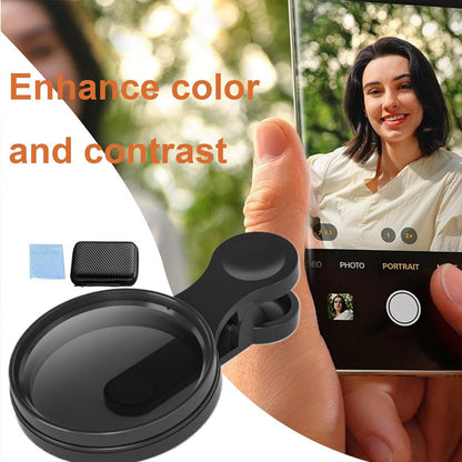⏳Beperkte tijd 50% korting!🌸Speciale prijs🌸Ultra-thin Lens to Eliminate Reflections HD Filter for Mobile Photography