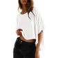 ⏳Beperkte tijd 50% korting💥Dames Casual Losse Korte Mouw Top