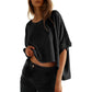 ⏳Beperkte tijd 50% korting💥Dames Casual Losse Korte Mouw Top