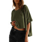 ⏳Beperkte tijd 50% korting💥Dames Casual Losse Korte Mouw Top