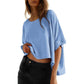 ⏳Beperkte tijd 50% korting💥Dames Casual Losse Korte Mouw Top