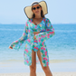 🌸Uitverkoop 50% korting🌷2025 Hete verkoop Modieus, meerkleurig 3-delig bikini-zwempak voor dames met print