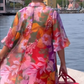💕2025 Hot Sale 49% UIT🔥Rode jurk van chiffon met bloemenprint