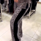 🎯 Direct geleverd vanuit de fabriek ✨ Damesmode Leopardprint Comfortabel 2-deligs Set met Losse Pasvorm