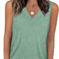 🏖️Hot Sale 50% korting💕Casual Dames Tanktop met V-Hals en Losse Pasvorm