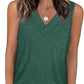 🏖️Hot Sale 50% korting💕Casual Dames Tanktop met V-Hals en Losse Pasvorm