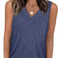 🏖️Hot Sale 50% korting💕Casual Dames Tanktop met V-Hals en Losse Pasvorm