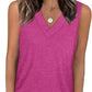 🏖️Hot Sale 50% korting💕Casual Dames Tanktop met V-Hals en Losse Pasvorm