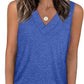 🏖️Hot Sale 50% korting💕Casual Dames Tanktop met V-Hals en Losse Pasvorm
