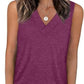 🏖️Hot Sale 50% korting💕Casual Dames Tanktop met V-Hals en Losse Pasvorm