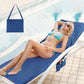 🏖️Zomer Hot Sale 50% KORTING🌞🌊Zonneligstoel Handdoek in Tas met Opbergvakken