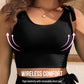 ⏳Beperkte tijd 50% korting💥 Bikini-set: Bikinitop met strikschouderbandjes en corrigerende slip met hoge taille