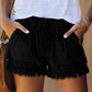 🌞🍃Denim shorts met hoge taille en trekkoord