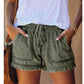 🌞🍃Denim shorts met hoge taille en trekkoord