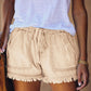 🌞🍃Denim shorts met hoge taille en trekkoord