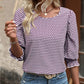 👚Dames casual top met ronde hals en print