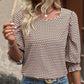 👚Dames casual top met ronde hals en print