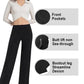 Dames Casual Eenvoudige Effen Kleur Hoge Taille Rekbare Yoga Broek