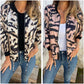 🌸Bomberjack met rits en zebraprint voor dames in de herfst🌸