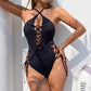 👙Dames Sexy V-hals Eendelig Badpak