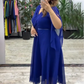 💞 Dames elegante jurk met een halslijn naar V