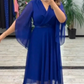 💞 Dames elegante jurk met een halslijn naar V