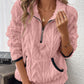 🤩 🤩 🤩 VANDAAG VOORDAT VOORDAT UITVERKOCHT! 👇🎁Sweatshirt met halve rits en pluizige zak