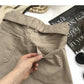 Cooling Hipster Cargo Denim Mini Skirt: Multi-Pocketed Summer Style
