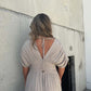 💥💃Casual style, V-neck slit ultra-long dress, showcases your elegant temperament!💃💥