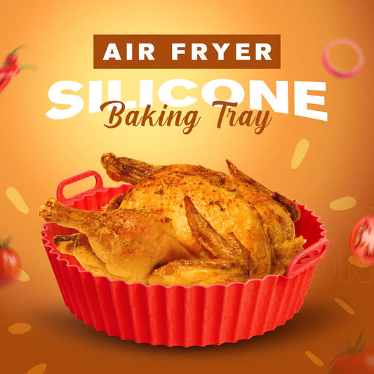 Air Fryer Silicone Baking Tray（100% Edible Silicone）Free worldwide shipping 🌍