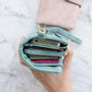 Women's Tri-Fold Multi-Card Slot Leather Wallet